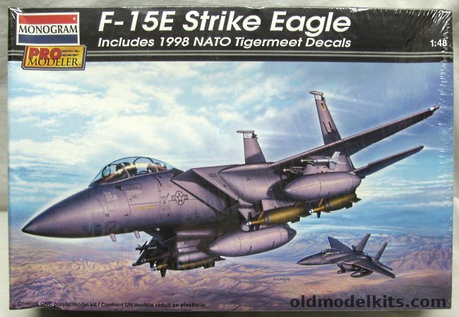 Monogram 1/48 F-15E Strike Eagle Pro Modeler, 85-5965 plastic model kit